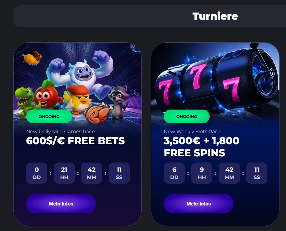 MyStake Turniere und Leaderboard-Prämien