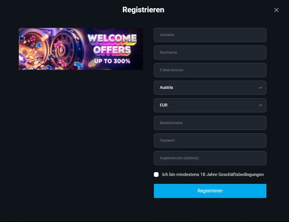 MyStake Registrierung und Kontoerstellung