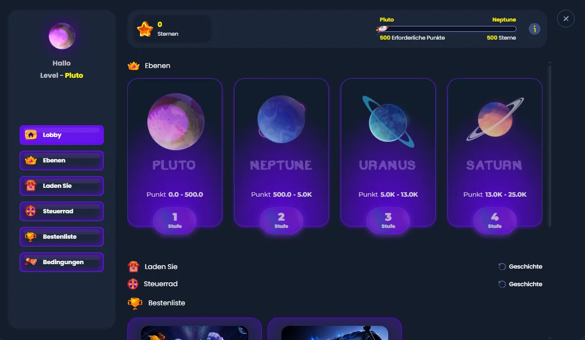 MyStake VIP Galaxy Treueprämien