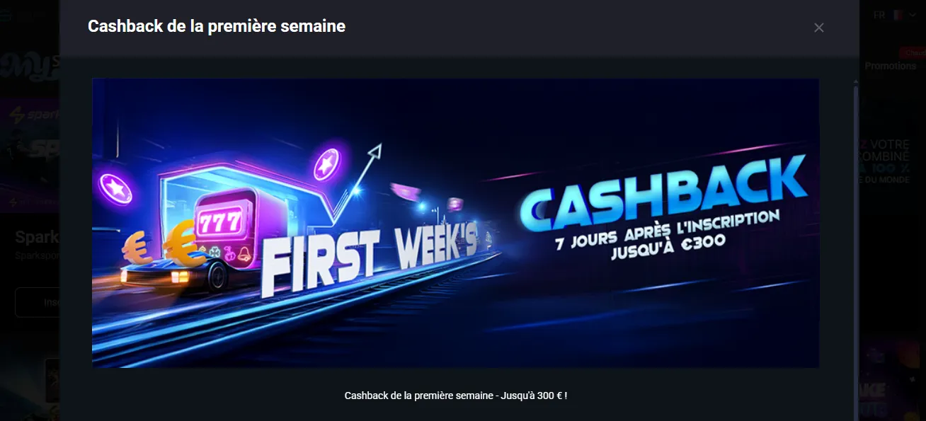Offre de remboursement première semaine MyStake