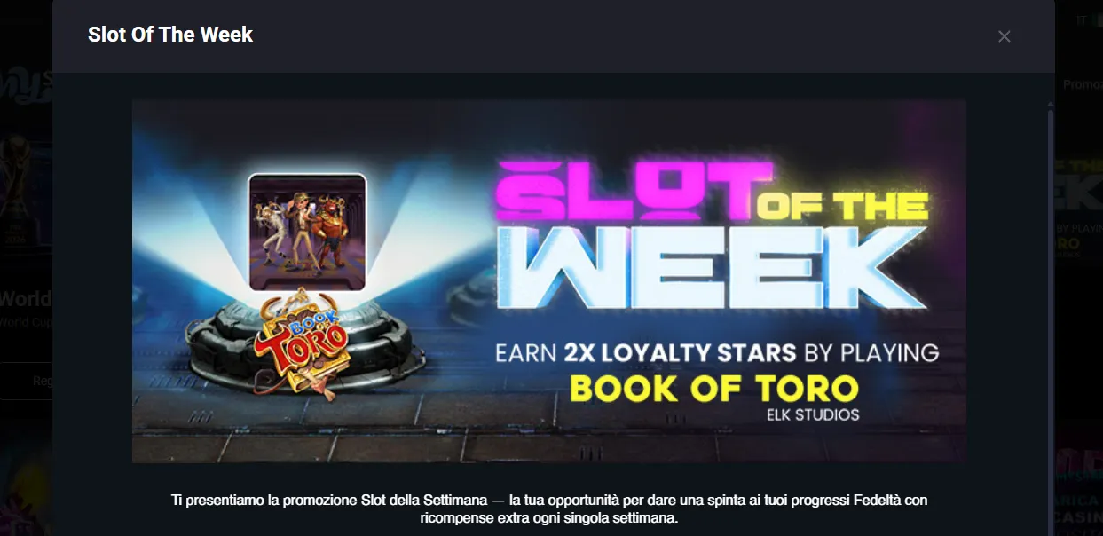 Slot della settimana MyStake